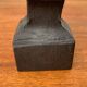 Brutalist wrought iron candlestick from the mid-century.
