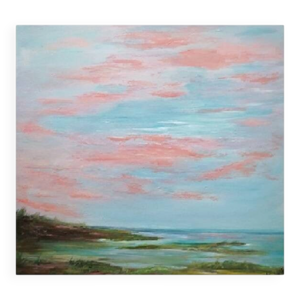 Tableau paysage marin, - original