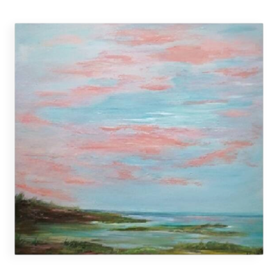 Tableau paysage marin, original signé et livré avec son certificat