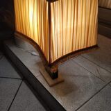 Fractal resin lamp with crystal inclusion by Pierre Giraudon