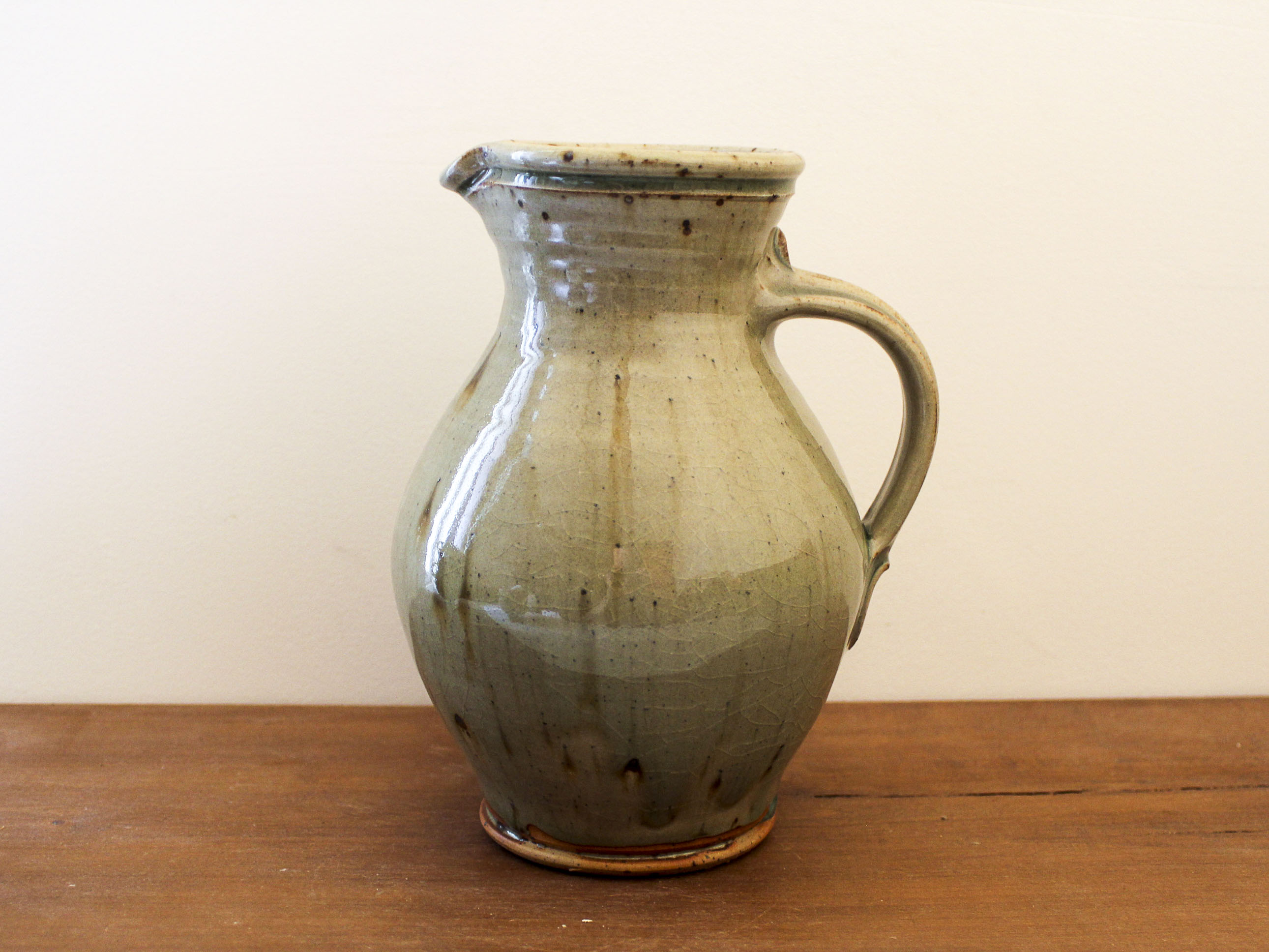 Gustave Tiffoche glazed stoneware cider set