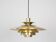 Vintage suspended lamp Verona Danish by Kurt Wiborg, Jeka, 1980s