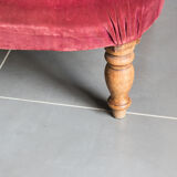Toad silk velvet armchair