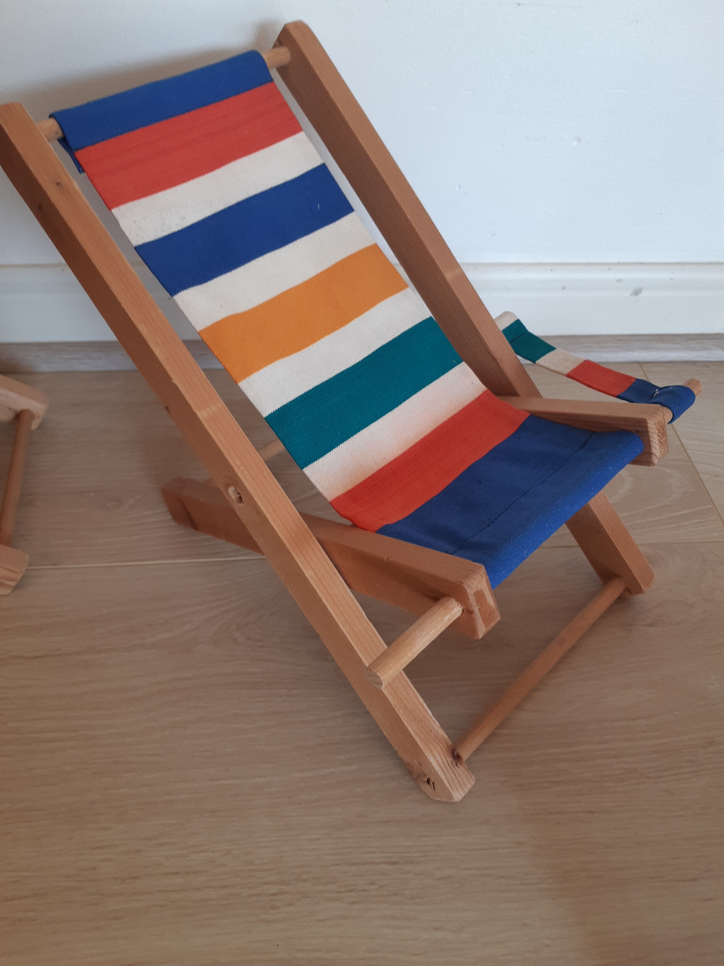 Wooden doll garden furniture