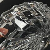 Vintage Crystal Ashtray in Seashell Shape