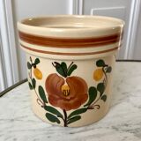 Ceramic pot cover signed 60s
