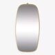 Rear view mirror and free form from the 50s - 60s on chrome frame