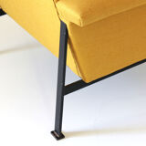 1950 vintage yellow armchair