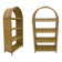 Pair of Italian Small Bamboo Bookcases, 1970s