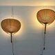 Ingo Maurer Uchiwa III wall lamps, M-Design 1973