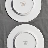 6 flat plates Villeroy & Boch basket model