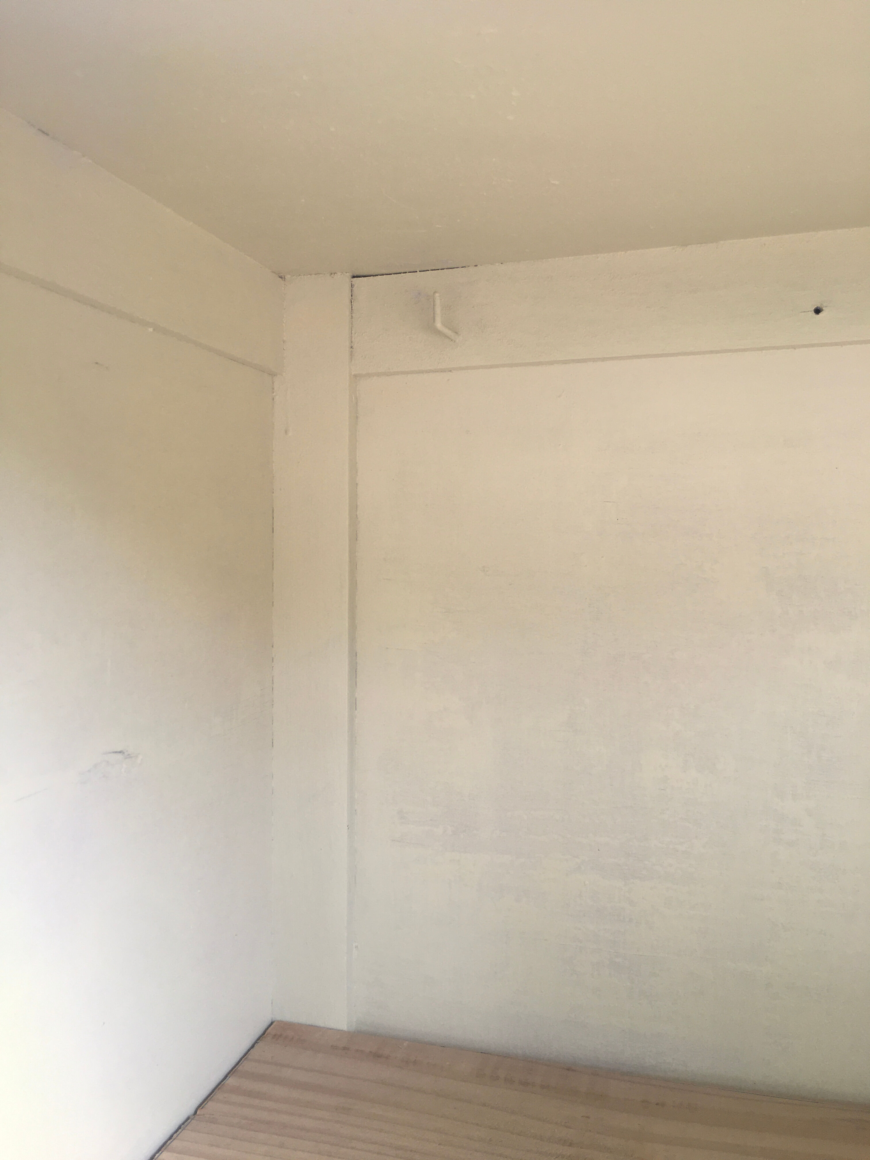 Parisian yellow wooden wardrobe