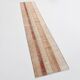 Red & Cream Long Turkish Vintage Runner Rug. 69x312Cm