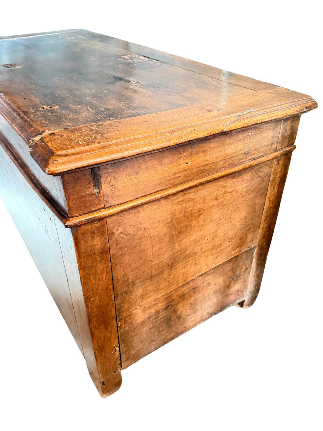 Wooden chest - walnut