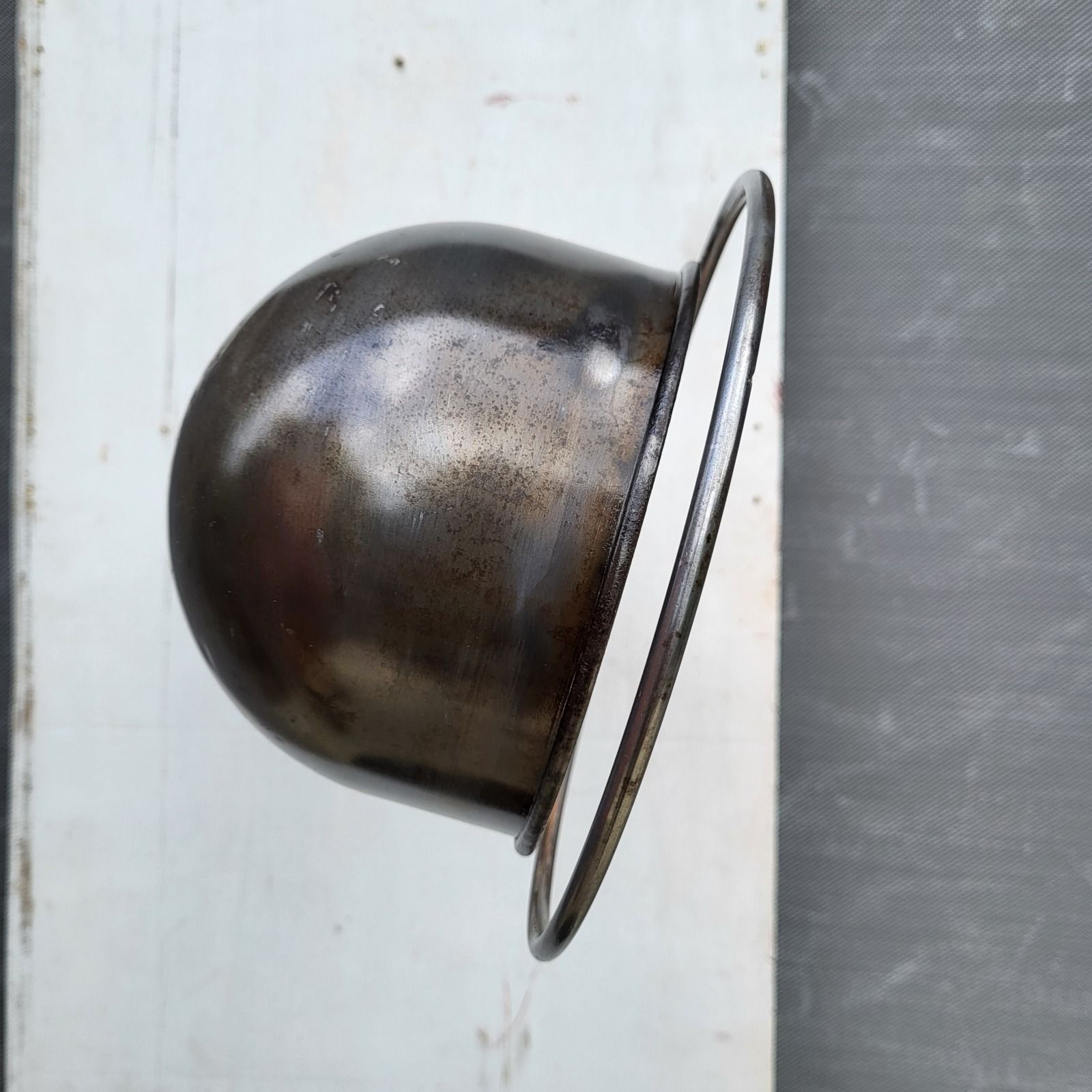 Brushed Jieldé wall light map of France