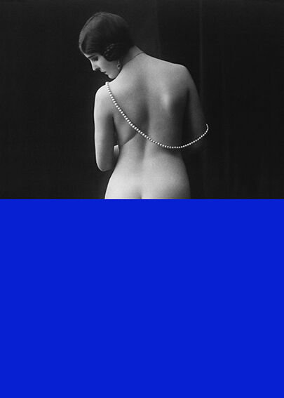 Vintage photography woman nude back Belle Époque 1930 - A3