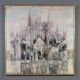 Contemporary painting signed Attilio Rossi, oil on canvas, 1980s.