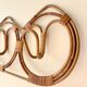 Wall-mounted rattan coat rack by Franco Albini, 1960