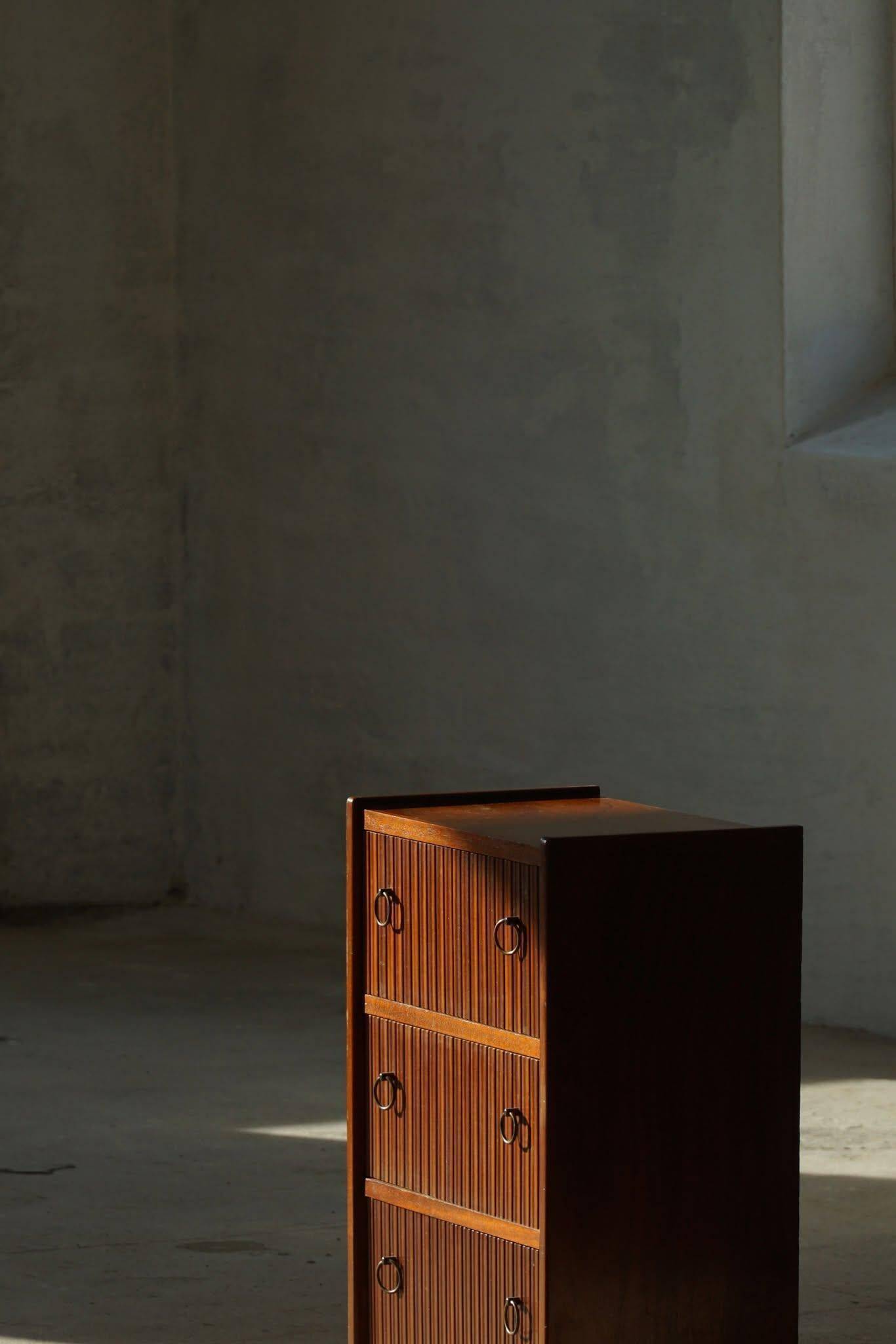 Modern Danish, Mahogany Commode, Frits Henningsen, 1940s