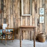 Antique table with turned legs (renovated)