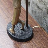 Brass golfer lamp
