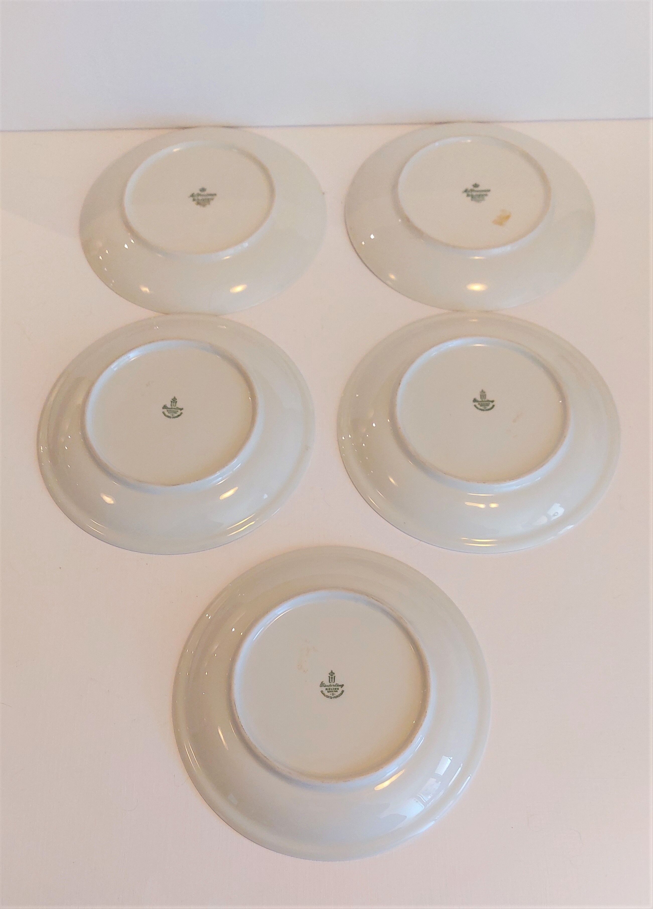 set of 5 plates Bavaria
