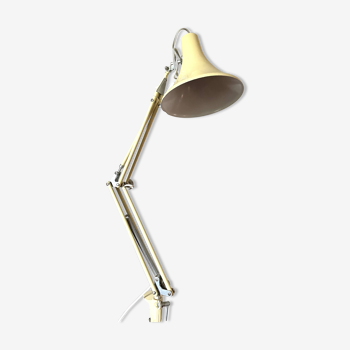 Lampe d'architecte beige 1970