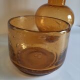 Duo vase vintage blown glass