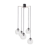5-globe waterfall chandelier