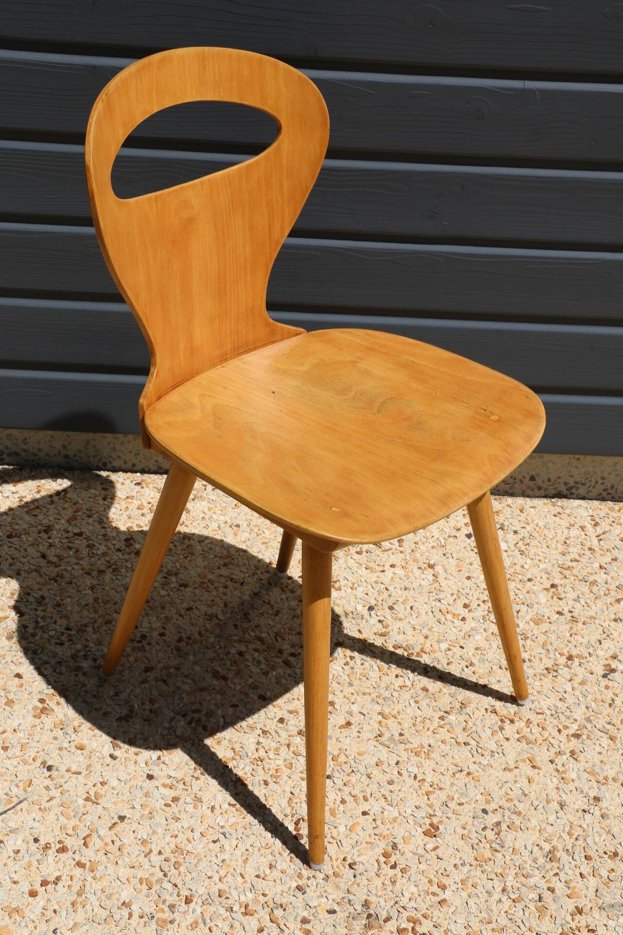 6 BAUMANN V2 chairs in light beech