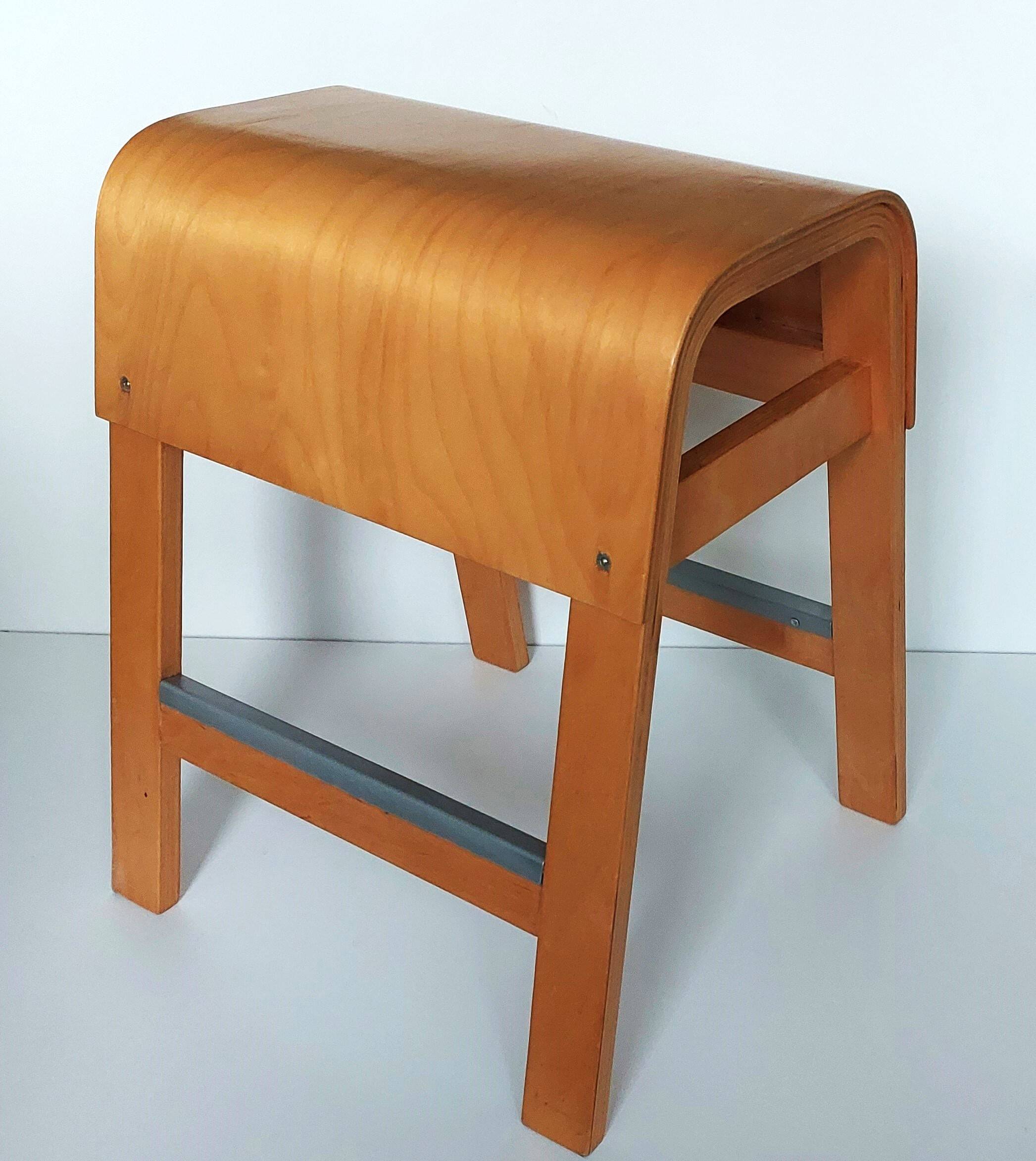 Vintage plywood stool 'Salve' by Ehlen Johansson for IKEA 2002