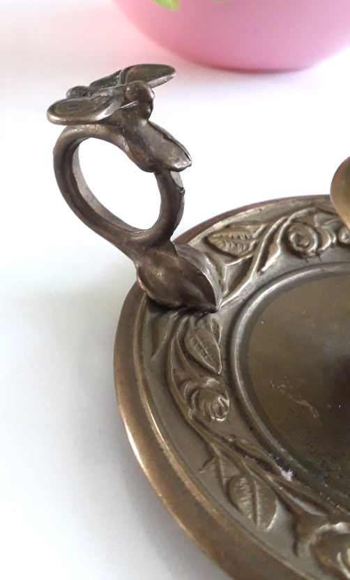 Brass candle holder