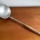 Ancienne louche aluminium manche bois