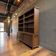 Vitrine/étagère/bibliothèque vintage XL en bois