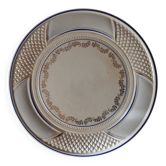 Plat  porcelaine  opaque  S A