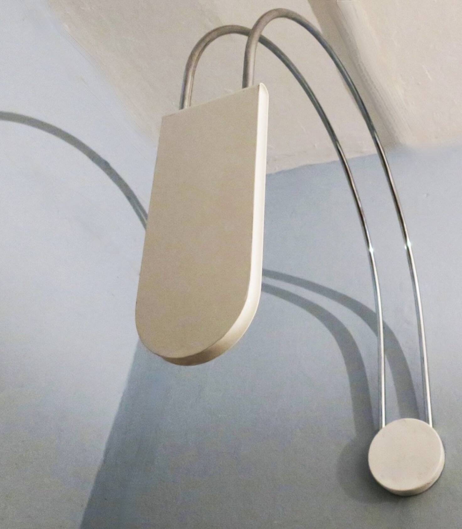 Mid century arc ceiling or wall light by Bruno Gecchelin, Italy 1970s