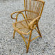 Original vintage rattan armchair