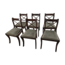 6 chaises style Directoire acajou