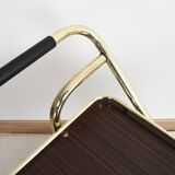 Trolley, bar service, folding table, in formica