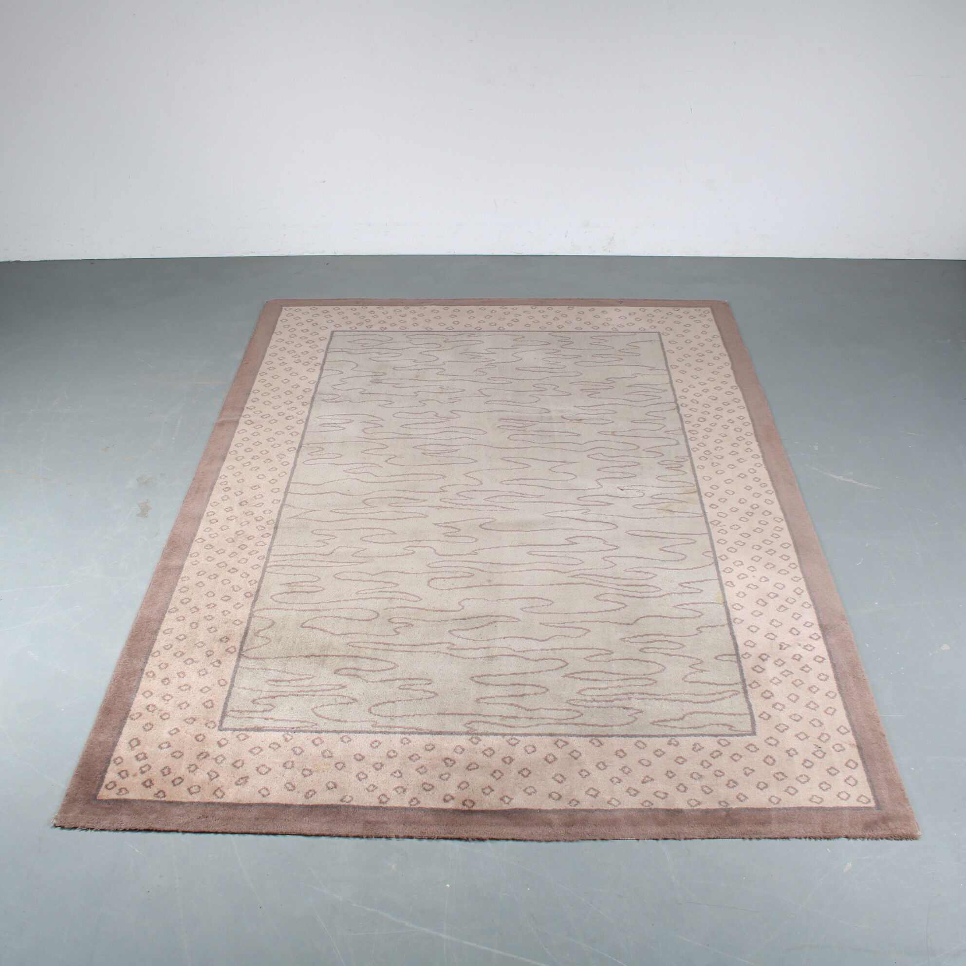 Tapis des années 1980 par Andrée Putman pour Gérard Toulemonde, France