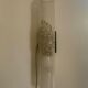 Cylindrical wall lamp from Murano 1960
