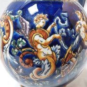 Pichet ventru Gien bleu modèle Renaissance