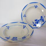 3 vintage soup plates