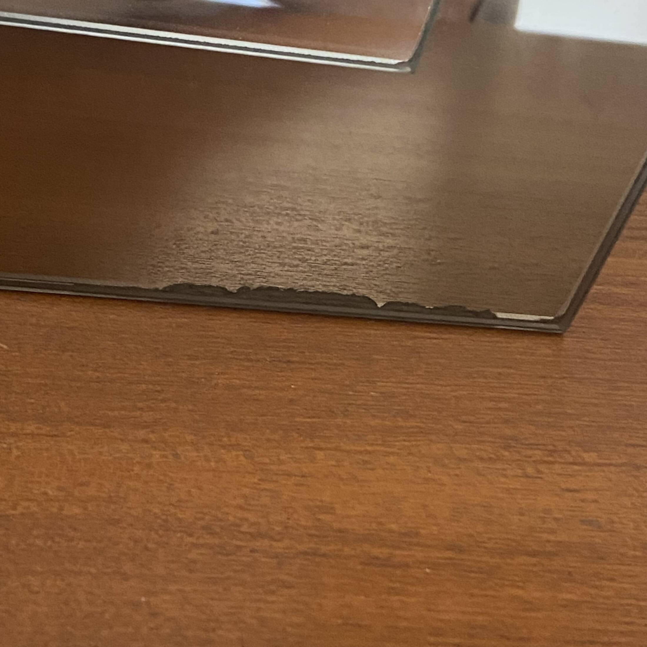 2 large bicolour mirrors Italy 1960 1970 Veca vintage bicolour