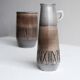 Vases en céramique de design artistique scandinave moderne du milieu du siècle par Ingrid Atterberg pour Upsala Ekeby, Suède, années 1970, ensemble de 2.