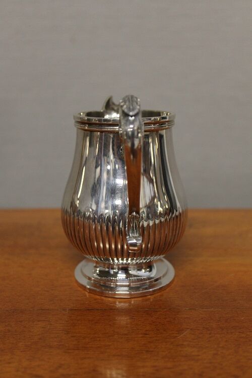 Silver metal coffee set - christofle - gallia collection
