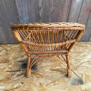 Fauteuil enfant en rotin, années 60