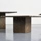 Set of three nesting tables "Fossil", Switzerland, circa 1970