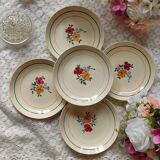 5 Mariette St Amand dessert plates