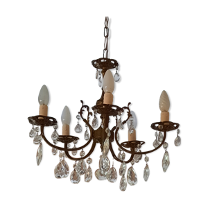lustre en cristal et